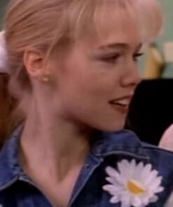 Beverly Hills 90210 Jennie Garth Daisies Applique Denim Jacket