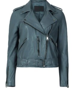 Big Sky S03 Katheryn Winnick Cropped Leather Jacket