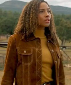 Big Sky Season 3 Kylie Bunbury Suede Jacket