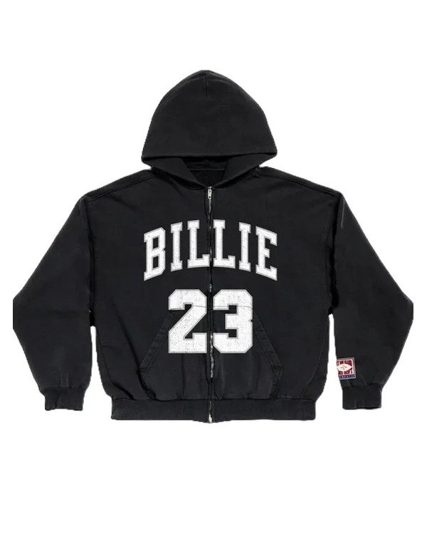 Billie 23 Black Zip Hoodie Billie 23 Black Zip Hoodie