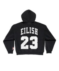 Billie 23 Black Zip Hoodie