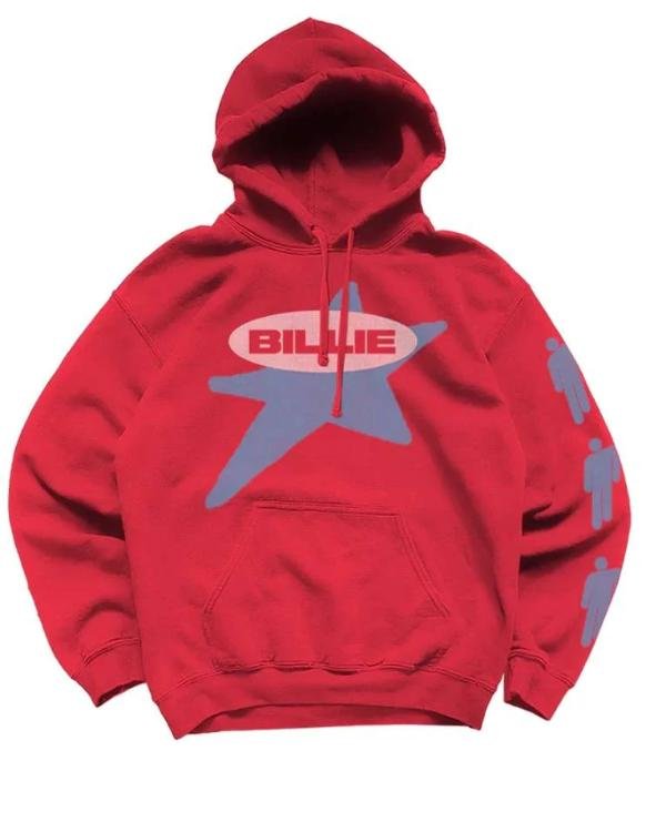 Billie x Lost Love Red Hoodie Billie x Lost Love Red Hoodie
