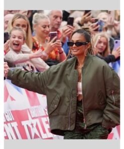 Britain Got Talent Alesha Dixon Green Bomber Jacket