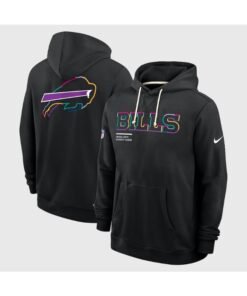 Buffalo Bills 2025 Black Crucial Catch Hoodie