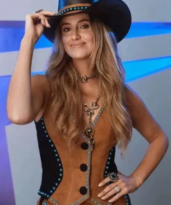 CMA Fest Lainey Wilson Cowboy Leather Vest 2025