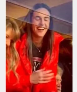 Caitlin Clark Red Puffer Jacket