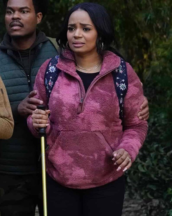 Call Me Kat S03 Kyla Pratt Tie Dye Fleece Sweater Call Me Kat S03 Kyla Pratt Tie Dye Fleece Sweater