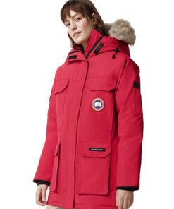 Canada Goose Fence Red Hooded Jacket