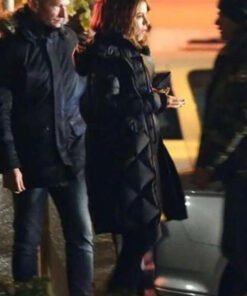 Canary Black 2024 Kate Beckinsale Black Puffer Coat