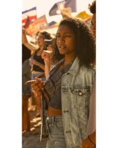 Carlacia Grant Outer Banks S04 Denim Vest