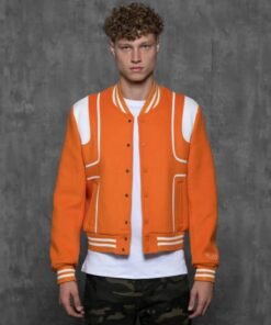 The Act Double Life Tamar Braxton Orange Varsity Jacket