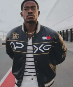 F1 Movie Damson Idris APXGP Varsity Jacket