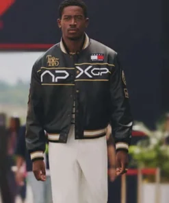 F1 Movie Damson Idris APXGP Varsity Jacket