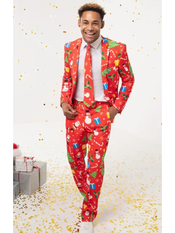Festive Fun Red Christmas Suit Festive Fun Red Christmas Suit