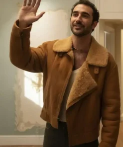 I Love LA Jordan Firstman Shearling Leather Jacket