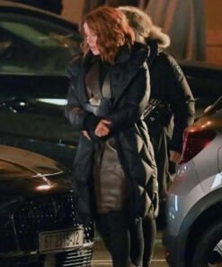 Canary Black 2024 Kate Beckinsale Black Puffer Coat