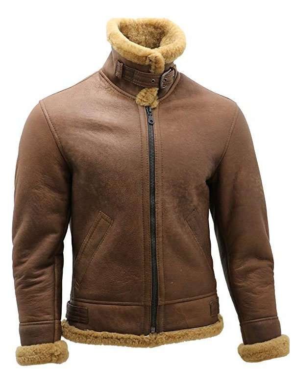 WWII Flight Aviator Bomber Shearling Jacket WWII Flight Aviator Bomber Shearling Jacket