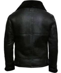 Men Black Aviator Jacket
