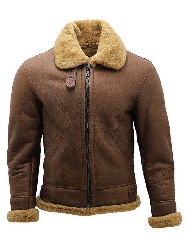 WWII Flight Aviator Bomber Shearling Jacket WWII Flight Aviator Bomber Shearling Jacket