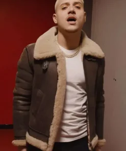 PLK Tu Vois Comment Shearling Leather Jacket