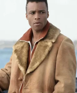 Pose Dyllon Burnside Shearling Leather Jacket