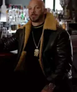 Lorenzo Tejada Power Book II Ghost Black Leather Jacket