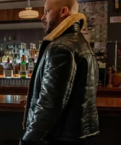 Lorenzo Tejada Power Book II Ghost Black Leather Jacket