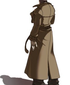 Q Street Fighter Beige Trench Coat 2025