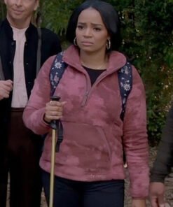 Call Me Kat S03 Kyla Pratt Tie Dye Fleece Sweater