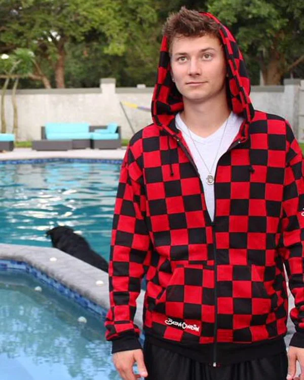 Bajan Canadian Checkered Hoodie Bajan Canadian Checkered Hoodie