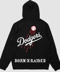 Born x Raised Dodgers Trademark Black Hoodie