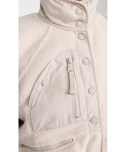 Battle Camp S01 Avori Strip Sherpa Jacket