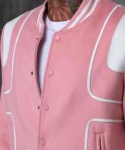 Caught In The Act Double Life Tamar Braxton Pink Varsity Jacket