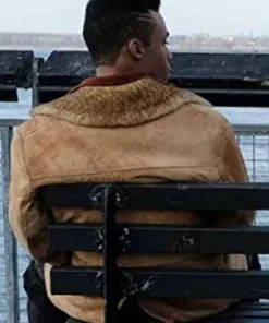 Pose Dyllon Burnside Shearling Leather Jacket