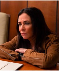 Better Things Season 5 Pamela Adlon Suede Jacket