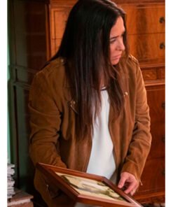 Better Things Season 5 Pamela Adlon Suede Jacket
