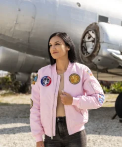 Adult MA-1 Flight Jacket – Pink