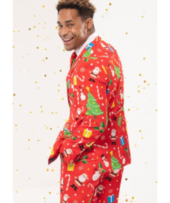 Festive Fun Red Christmas Suit