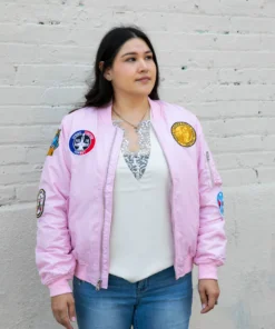 Adult MA-1 Flight Jacket – Pink