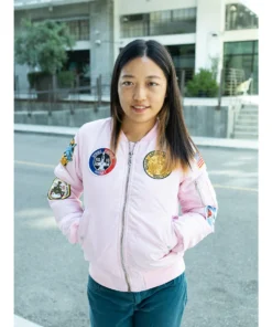 Adult MA-1 Flight Jacket – Pink
