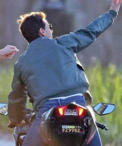 MENS TOM CRUISE TOP GUN BOMBER JACKET