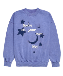 You’re On Your Own Kid Purple Crewneck Sweatshirt