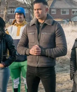 Aaron Heffernan Brassic S05 Shearling Jacket