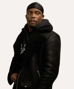 Cane Tejada Power Book II Ghost S04 Shearling Leather Jacket