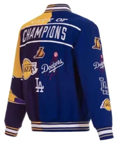 City of Champions Lakers and Dodgers Bomber Jacket