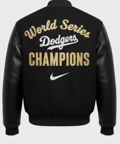 Product Specification: Inspired By: Dave Roberts External Material: Wool Fabric with leather Sleeves Inner Lining: Viscose Lining Front: Zipper and Buttoned Closure Collar: Ribbed Collar Color: Black Pockets: Three at Front and Two Inside Sleeves: Full-length Sleeves with Ribbed Cuffs