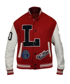 Pop Smoke Dreaming Red Varsity Jacket