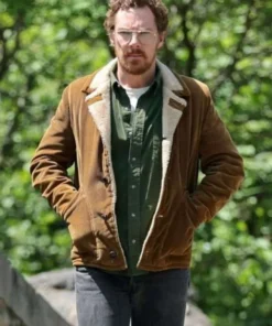 Benedict Cumberbatch Eric Shearling Brown Jacket