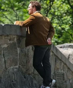 Benedict Cumberbatch Eric Shearling Brown Jacket