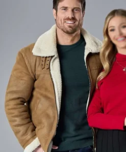 Marcus Rosner Falling Like Snowflakes 2024 Brown Leather Jacket